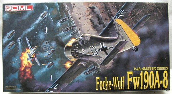 DML 1/48 Focke-Wulf FW-190A-8, 5502 plastic model kit